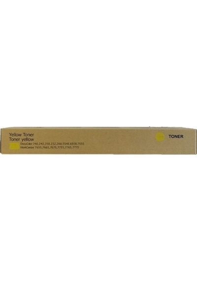 Zebra Toner Xerox Dc240 Sarı Uyumlu Toner