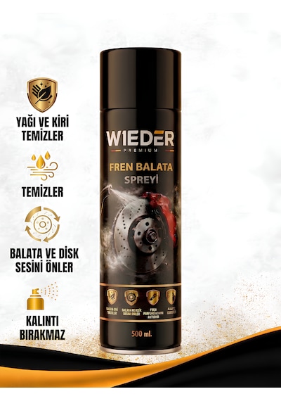 Wıeder Fren Balata Temizleme Spreyi 500 Ml 400gr 1