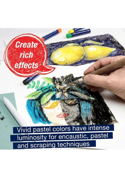 Faber Castell Black Edition 24 Renk Kuru Boya Ve Creative Studio 24'lü Yağlı Pastel İkisi Birarada Set Çok Renkli