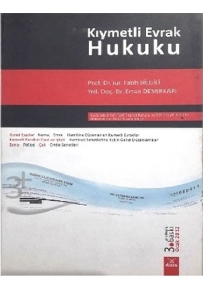 Kıymetli Evrak Hukuku - Fatih Bilgili 3.Baskı