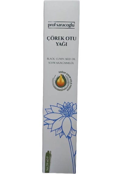 Prof Saracoglu Soğuk Sıkım Çörekotu Yağı 250 ML