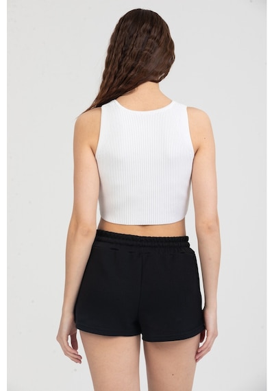 Twenty3 Kadın Beli Lastikli Basic Kısa Cepli Şort 001