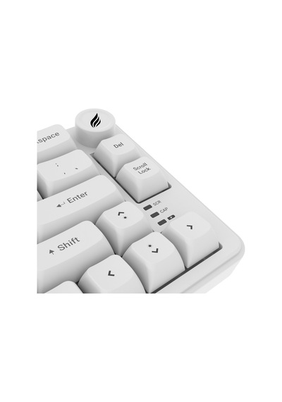Hawk Gaming Hk251 Membrane Rgb Kablosuz/bluetooth Beyaz %65 Türkçe Gaming Klavye