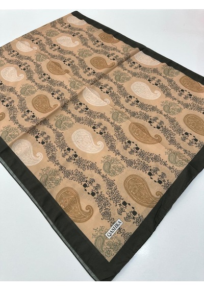 Qashka Soft Pamuklu Şal Etro Desen Lbd1413-43981 Çok Renkli