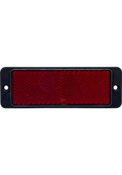 Dikdörtgen Reflektör Kırmızı Delikli 101 35 Mm