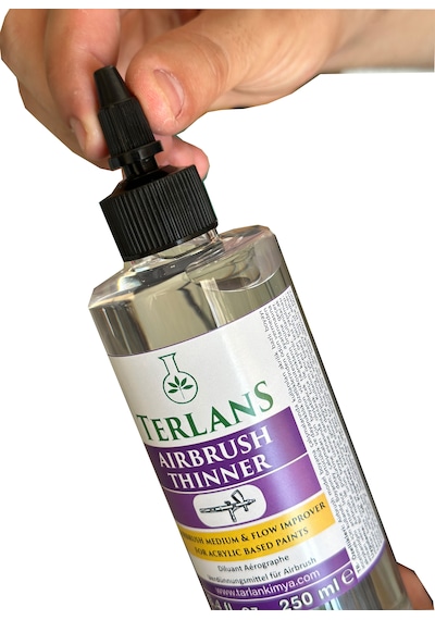 Airbrush İnceltici 250 Ml Akrilik Boya Airbrush Thinner Flow Improver Akışkanlık & Detay Kontrolü