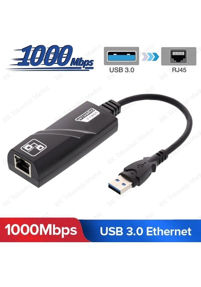 Usb 3.0 1000Mbps Gigabit Ethernet Lan Ağ Adaptör