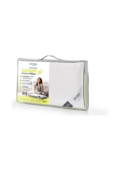 Doqu Home Sport Yastık 68 X 39 Cm Beyaz