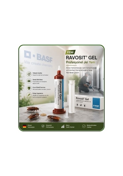 Ravosit Gel Hamamböceği Kaloriferböceği Jel Yem 30 Gram