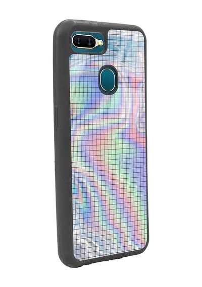 Oppo A5s Neon Dama Tasarımlı Glossy Telefon Kılıfı Çok Renkli