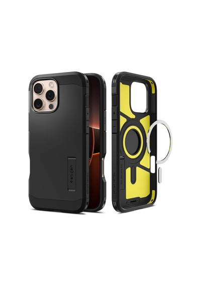 İphone 16 Pro Max İle Uyumlu Magsafe Kılıf Tough Armor Mag Fit Black - Acs08013