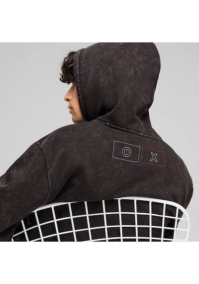 Puma X Squid Game Erkek Siyah Sweatshirt Düz 627427 Siyah