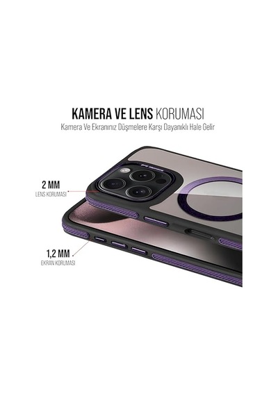 Koruyucu Telefon Kılıfı Ip 16 Pro Max Için-şeffaf Genel
