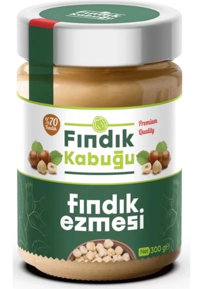 Fındık Kabuğu Şekerli % 70 Fındık Ezmesi 300 Gr X 2 Paket