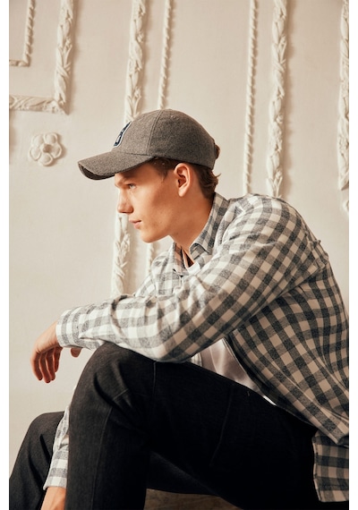 AC&Co / Altınyıldız Classics Erkek Ekru Hakı Comfort Fit Rahat Kesim Düğmeli Yaka Flanel Oduncu Gömlek Ekru - Haki AC&Co / Altınyıldız Classics Erkek Ekru Hakı Comfort Fit Rahat Kesim Düğmeli Yaka Flanel Oduncu Gömlek Ekru - Haki