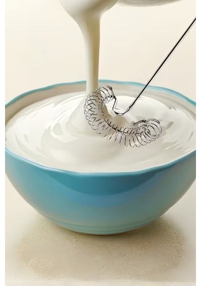 Yaylı Spiral Yumurta Çırpıcı Mikser Ve Krem Karıştırıcı Metal
