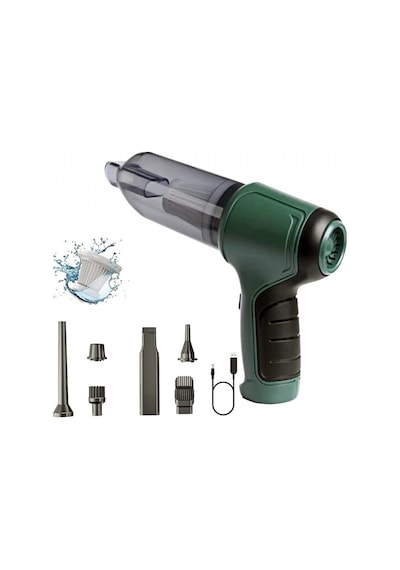 NYF HL-107 120 W Dinamic Şarjlı Araç Süpürgesi Yeşil