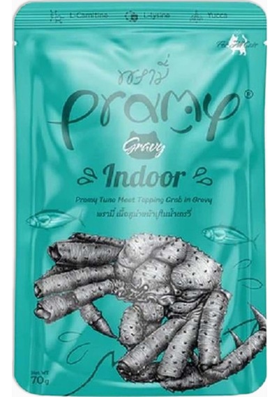 Pramy Sos İçinde Ton Balıklı ve Yengeç Çubuklu Yetişkin Kedi Maması 70 G