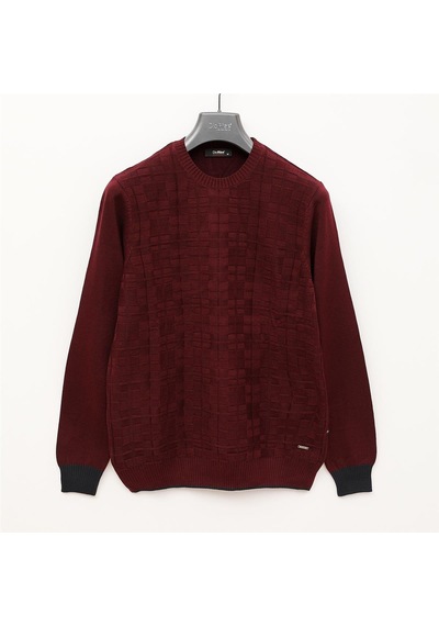 Dio Rise Erkek Uzun Kol İnce Sweatshirt - 180881 - Koyu Bordo Koyu Bordo