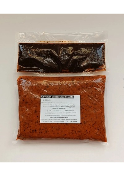 Subaşı Çiğköfte Vakumlu Çiğköfte 1 KG + Acı Sos 150 G