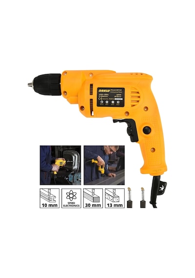 Assur 10mm elektrikli vidalama matkap sarı
