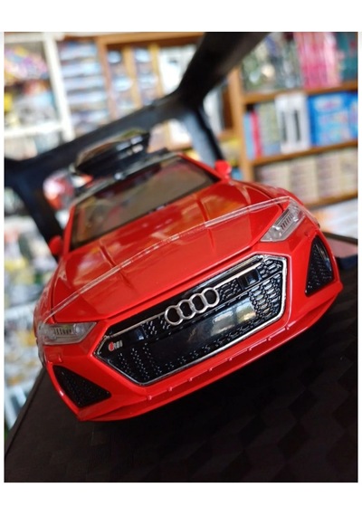 Che-zhı Audi Rs6 Metal Kırmızı Sesli Işıklı Model Araba