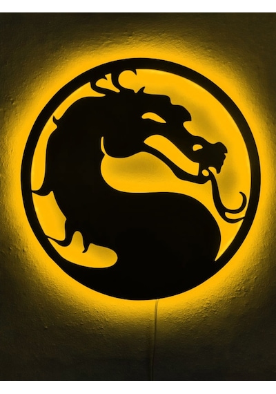 Mortal Kombat Led Işıklı Tablo (523523837)