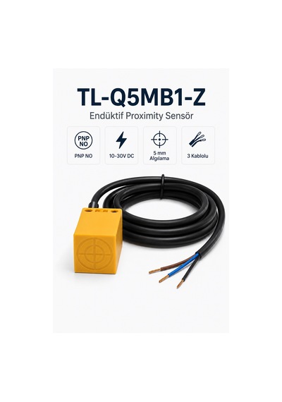 Tl-q5mb1-z 24vdc Endüktif Proximity Sensör Pnp No Cnc Lazer Makinesi Yakınlık Sensörü