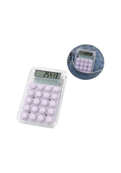 Powermaster Pm-25413 Mor Mini Hesap Makinesi Diğer