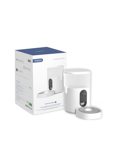 Akıllı Yem Otomatı C1, Aqara Zigbee 3.0 Hub Gerektirir, Kediler Ve Köpekler İçin, Programlanabilir Porsiyon Kontrol
