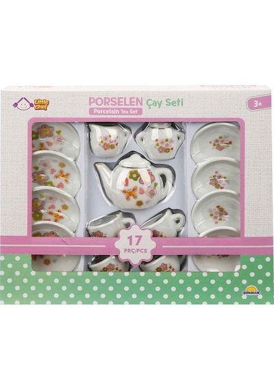 1002168 Porselen Çay Takımı 17 Parça -Sunman