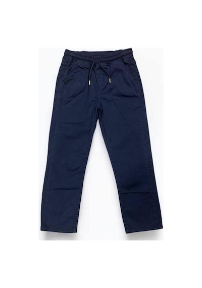 Nanica Kids Erkek Çocuk Yumuşak Dokulu Beli Lastikli Gabardin Pantolon-15125 Lacivert