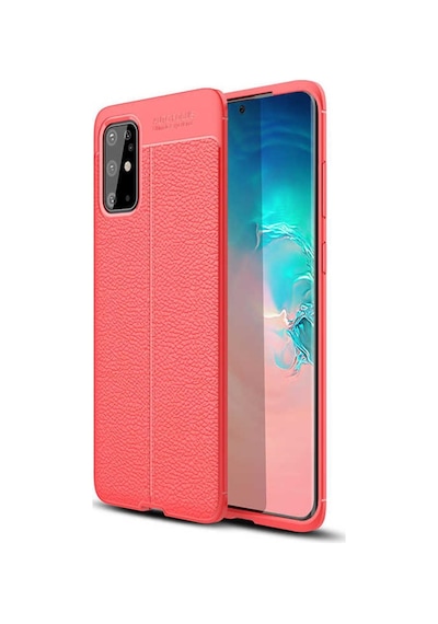 Galaxy S20 Plus Kılıf Zore Niss Deri Desenli Silikon Kılıf