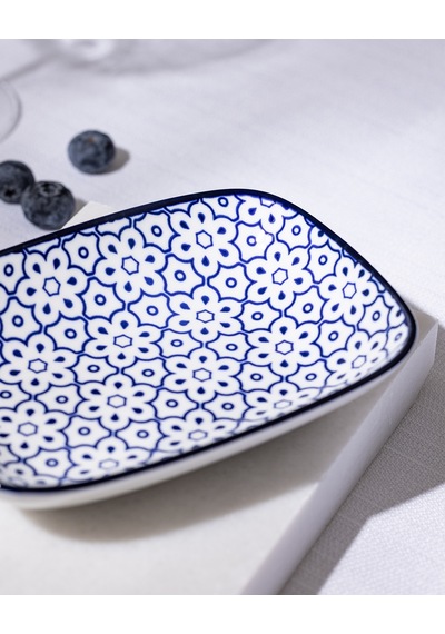 Reve Bleu Lucida Tabak - 17 Cm - Mavi/beyaz 8684427225219 Çok Renkli