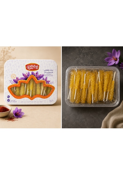 Nöbet Şekeri Nebat Safranlı 900 G