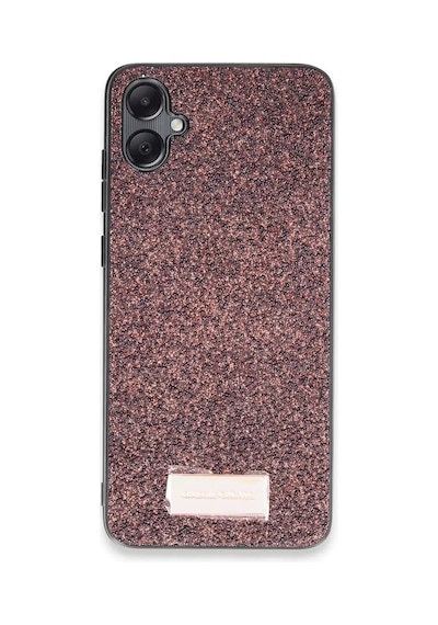 Onegif Samsung Galaxy A05 Uyumlu Bright Simli Kapak - Derin Mor