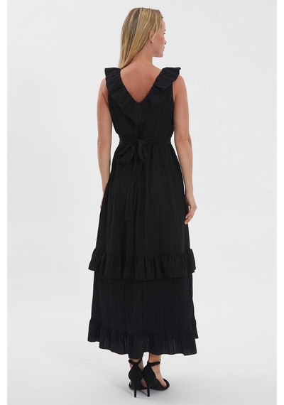 Selen Kadın Elbise 24ysl7417 Siyah