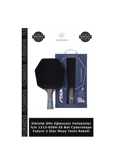 Etkinlik Ofis Eğlencesi Yetişkinler İçin 1213-0304-35 Bat Cybershape Future 3 Star Masa Tenis Raketi