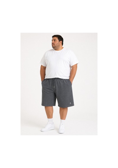 H&c Coolboy Erkek Büyük Beden Battal Şort Fermuarlı Cepli Esnek Günlük Spor Şort 2xl-6xl Antrasit