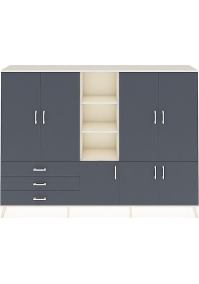 Arges Dolap 11 Raflı 3 Çekmeceli 7 Kapaklı 220x30x163 Aytaşı-antr Aytaşı-antrasit Arges Dolap 11 Raflı 3 Çekmeceli 7 Kapaklı 220x30x163 Aytaşı-antr Aytaşı-antrasit