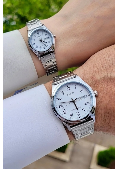 Casio Csgnct33 Sevgili Çift Kol Saati Gümüş