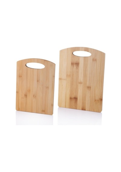 Elis Concept 2'li Kesme Tahtası 33 24 28 20 Cm Bambu