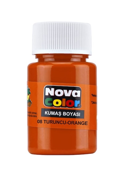 Nova Color Kumaş Boyası Turuncu 12 Li Kutu Nc-166