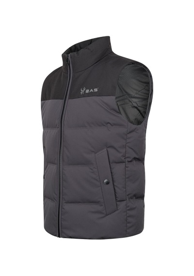 2as Archer Erkek Down Vest Ceket Antrasit/siyah 001