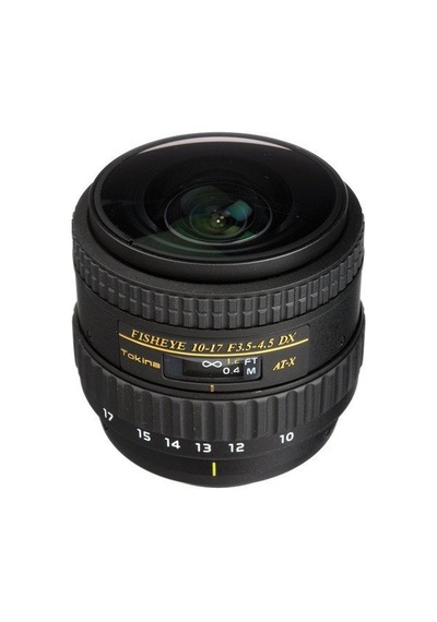 Tokina AT-X 10-17 MM F/3.5-4.5 DX NH Fisheye (Nikon) Uyumlu Lens