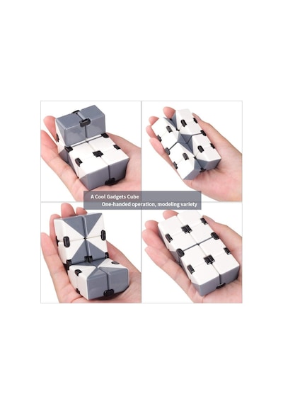 Renkli İnfinity Cube Sonsuzluk Küpü Sihirli Küp Fidget Stres Küpü Stres Giderici Oyuncak 1 Adet