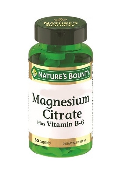Nature's Bounty Magnesium Citrate Plus Vitamin B-6 60 Tablet Diğer