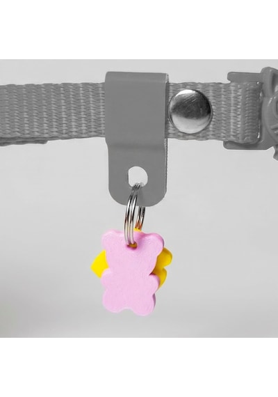 Charmlı Kedi Boyun Tasması Safety Click Turuncu