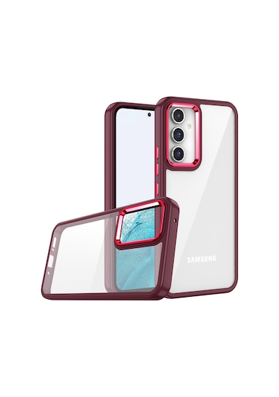 More TR Galaxy A54 Kılıf Zore Flora Kapak - KIRMIZI