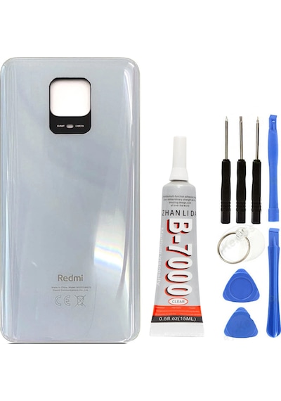 Xiaomi Redmi Note 9 Pro Arka Cam Batarya Pil Kapağı + B7000 15Ml (496406462)